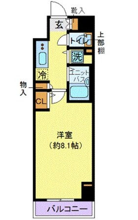 トーシンフェニックス新横濱イクシールの物件間取画像